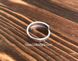 Custom Hand Stamped Aluminum Wrap Ring