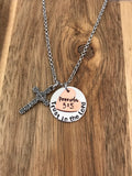 Proverbs 3:5 necklace trust in the Lord christian bible verse jewelry
