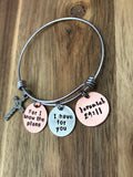 Jeremiah 29:11 Bracelet Jewelry Bible Verse Scripture Christian Gift Copper Cross Hand Stamped For I Know The Plans I Have For You