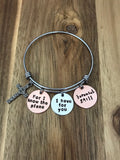 Jeremiah 29:11 bracelet For I know the plans I have for you christian jewelry