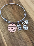 Cooking Bracelet Jewelry Happiness Is Homemade Gift For Cook Kitchen Mixer Blender Cast Iron Frying Pan Measuring Cup Hand Stamped