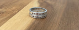Custom Hand Stamped Aluminum Stacking Ring