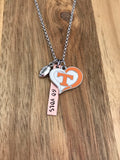 Tennessee Vols Volunteers necklace jewelry gift power T