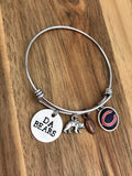 Chicago Bears Da Bears Handstamped Bracelet