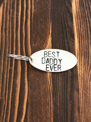 Best daddy ever keychain